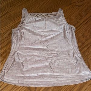 Beige lululemon tank top